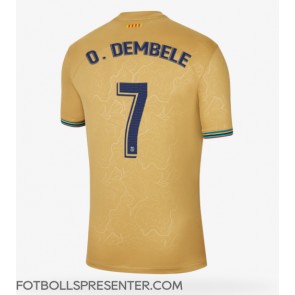 Barcelona Ousmane Dembele #7 Borta Matchtröja 2022-23 Kortärmad